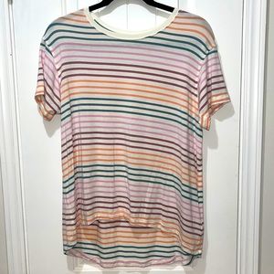 American Eagle Outfitters Short sleeve striped crew neck shirt